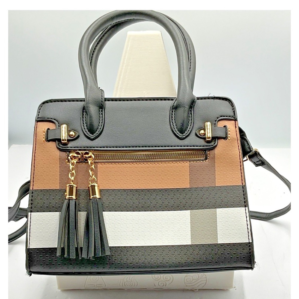 Unbranded Women's Leather Satchel Multicolor Handbag